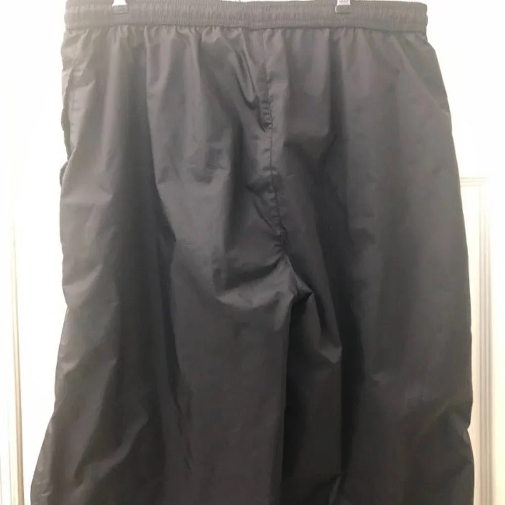 Vintage K-Swiss Black Training Athletic Pants XL Lined Elastic Waistband